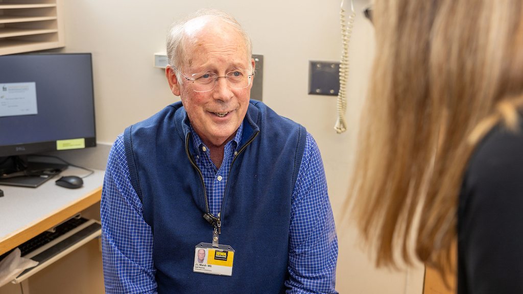 Marsh with patient